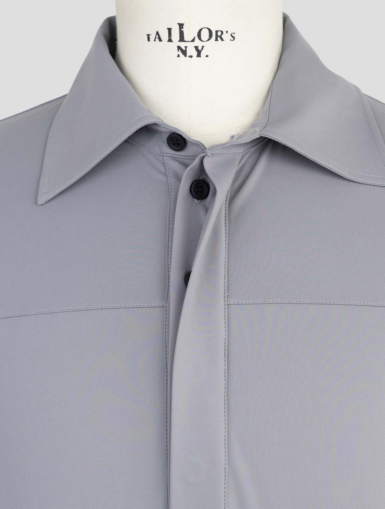 Kiton Knt Gray Pa Ea Sweater Polo
