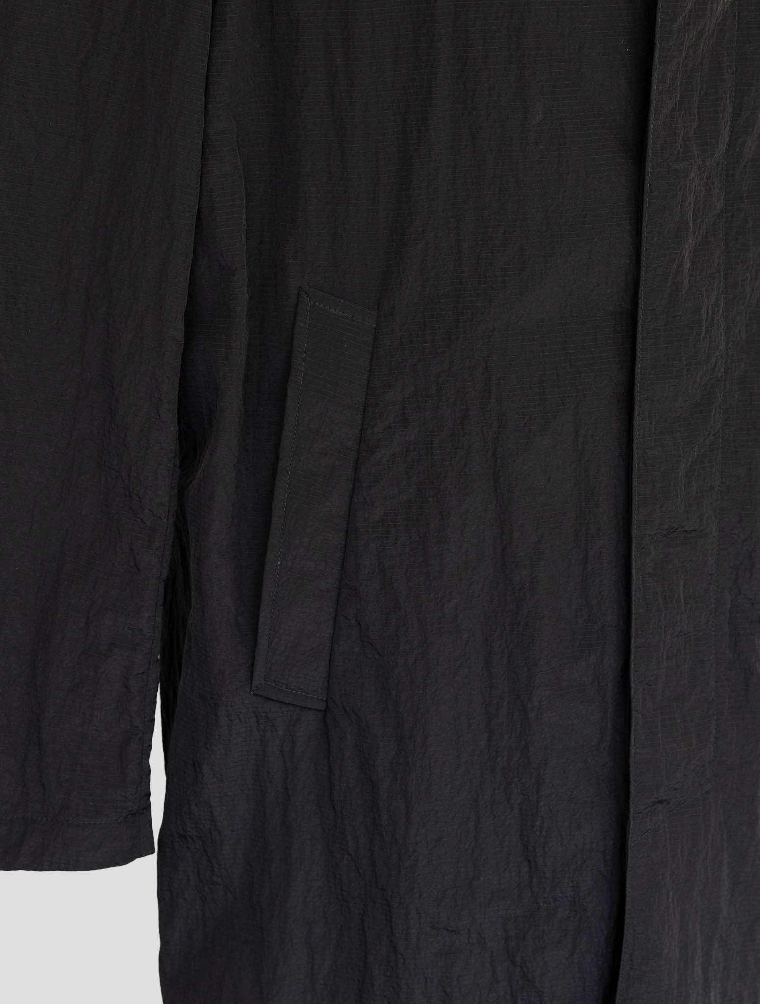 Kiton Knt Black Pa Overcoat
