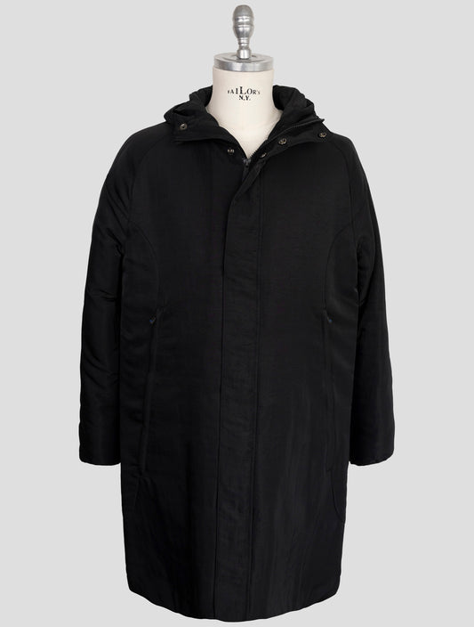 Kiton Knt Black Pa Overoat