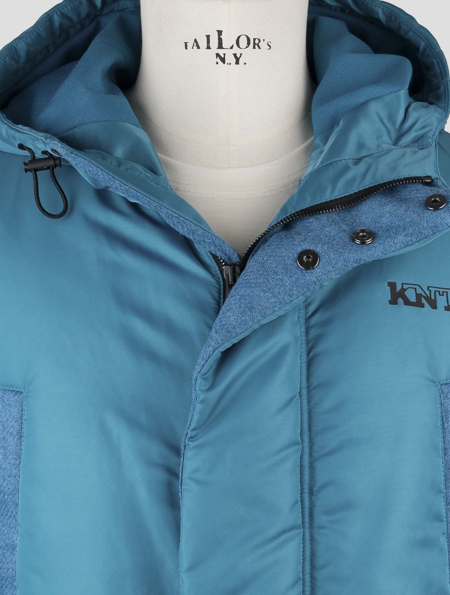 Kiton Knt Light Blue Pa Overoat