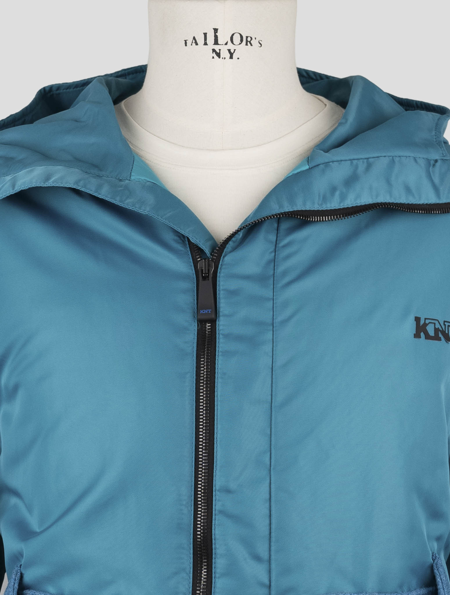 Kiton Knt Light Blue Pa Overoat