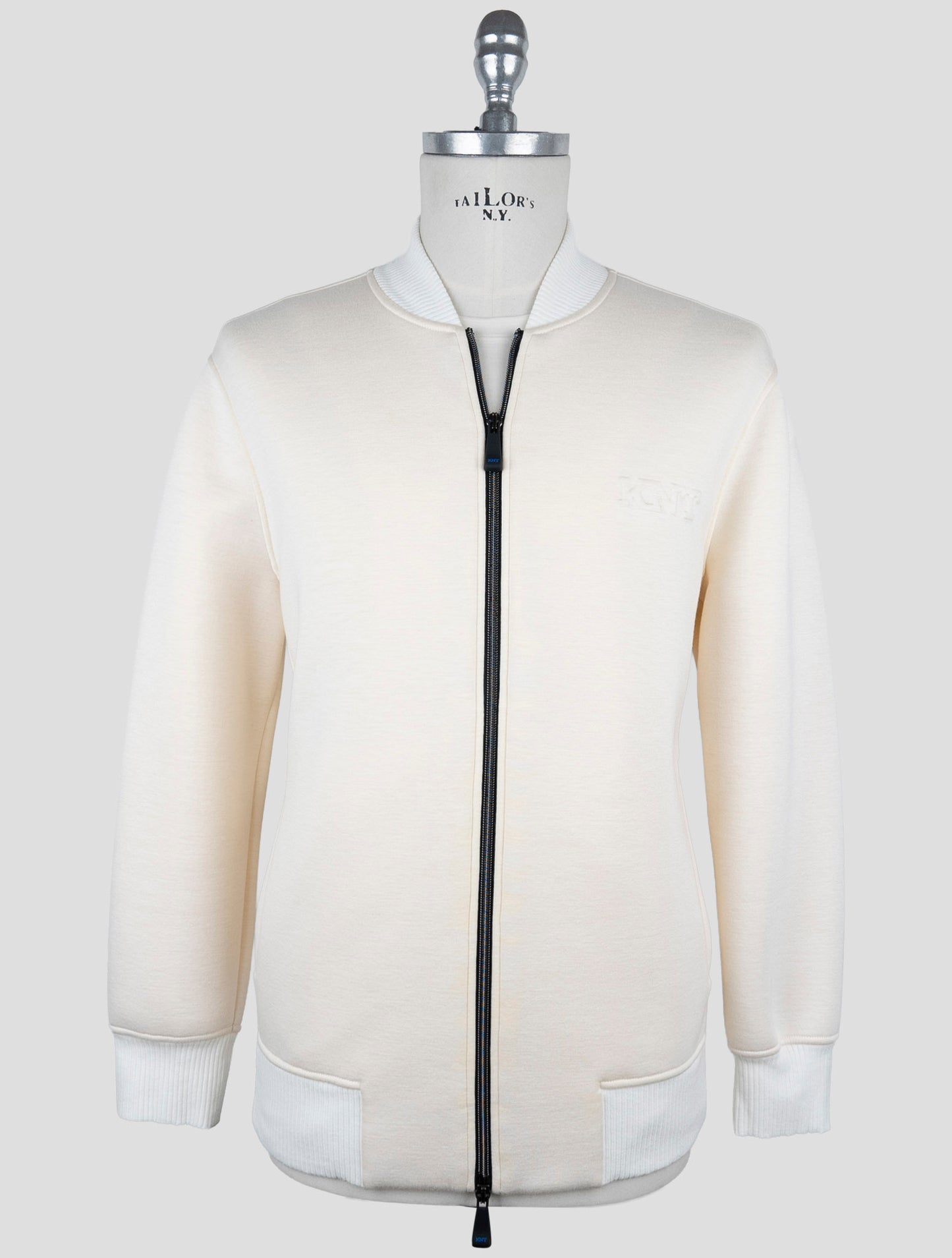Kiton Knt White Viscose Ea Coat