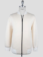 Kiton Knt White Viscose Ea Coat