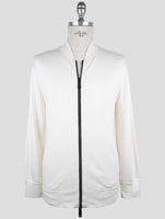 Kiton Knt White Viscose Ea Coat