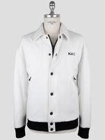 Kiton Knt White Viscose Pa Ea Coat