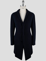 Kiton Knt Blue Cashmere Pa Overoat