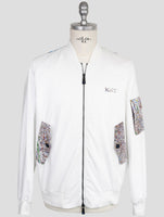 Kiton Knt White Cotton Coat