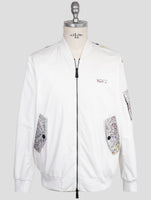 Kiton Knt White Viscose Pa Ea Coat