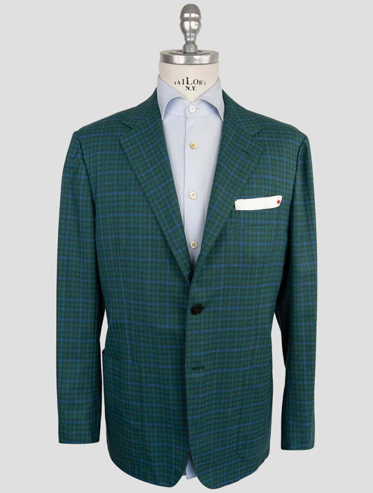 Kiton Green Cashmere Blazer
