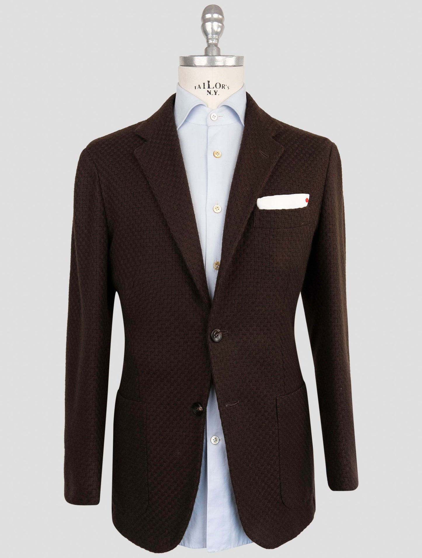 Kiton Brown Cashmere Blazer