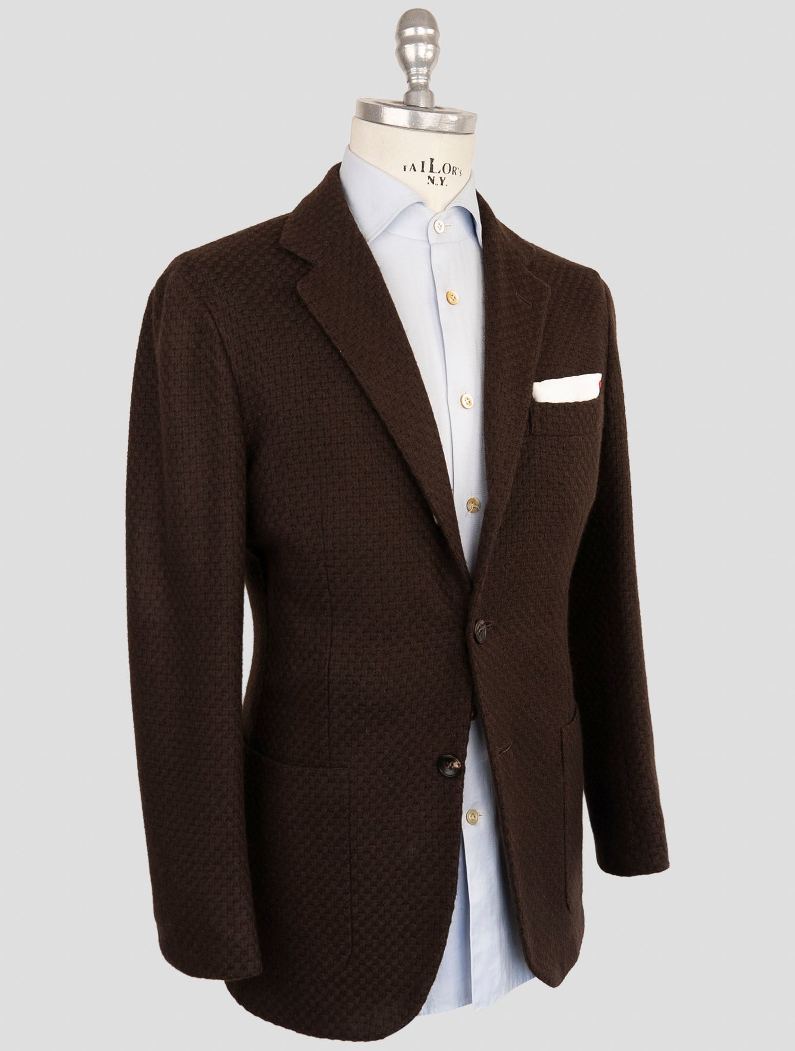 Kiton Brown Cashmere Blazer