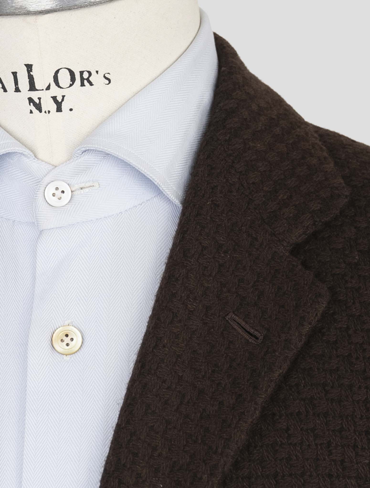 Kiton Brown Cashmere Blazer