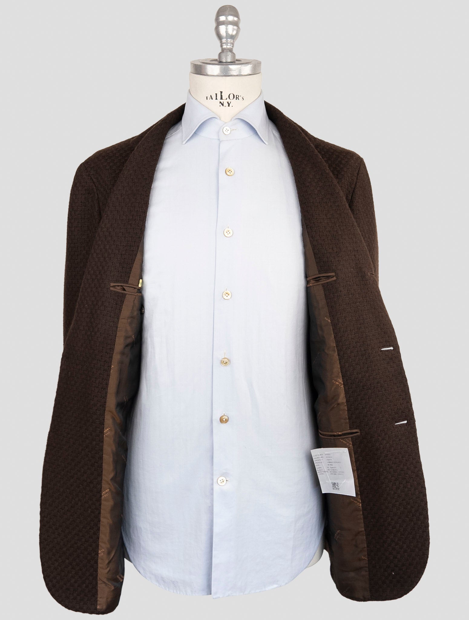 Kiton Brown Cashmere Blazer