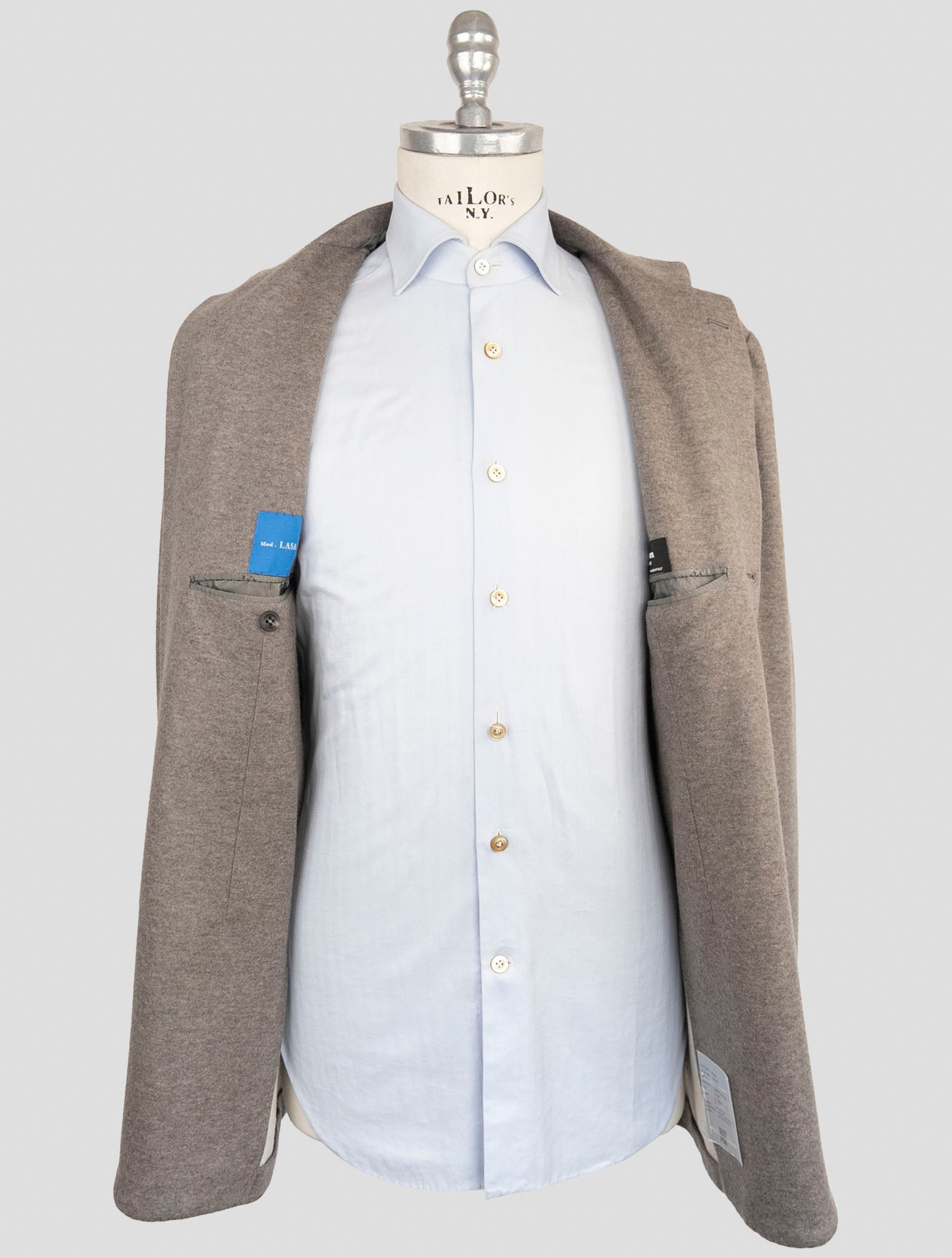 Kiton Light Brown Cashmere Pa Blazer