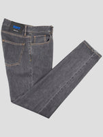 Kiton Knt Dark Gray Cotton Pe Jeans