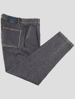 Kiton Knt Gray Cotton Pe Jeans