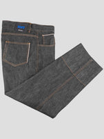 Kiton Knt Dark Gray Cotton Pe Jeans