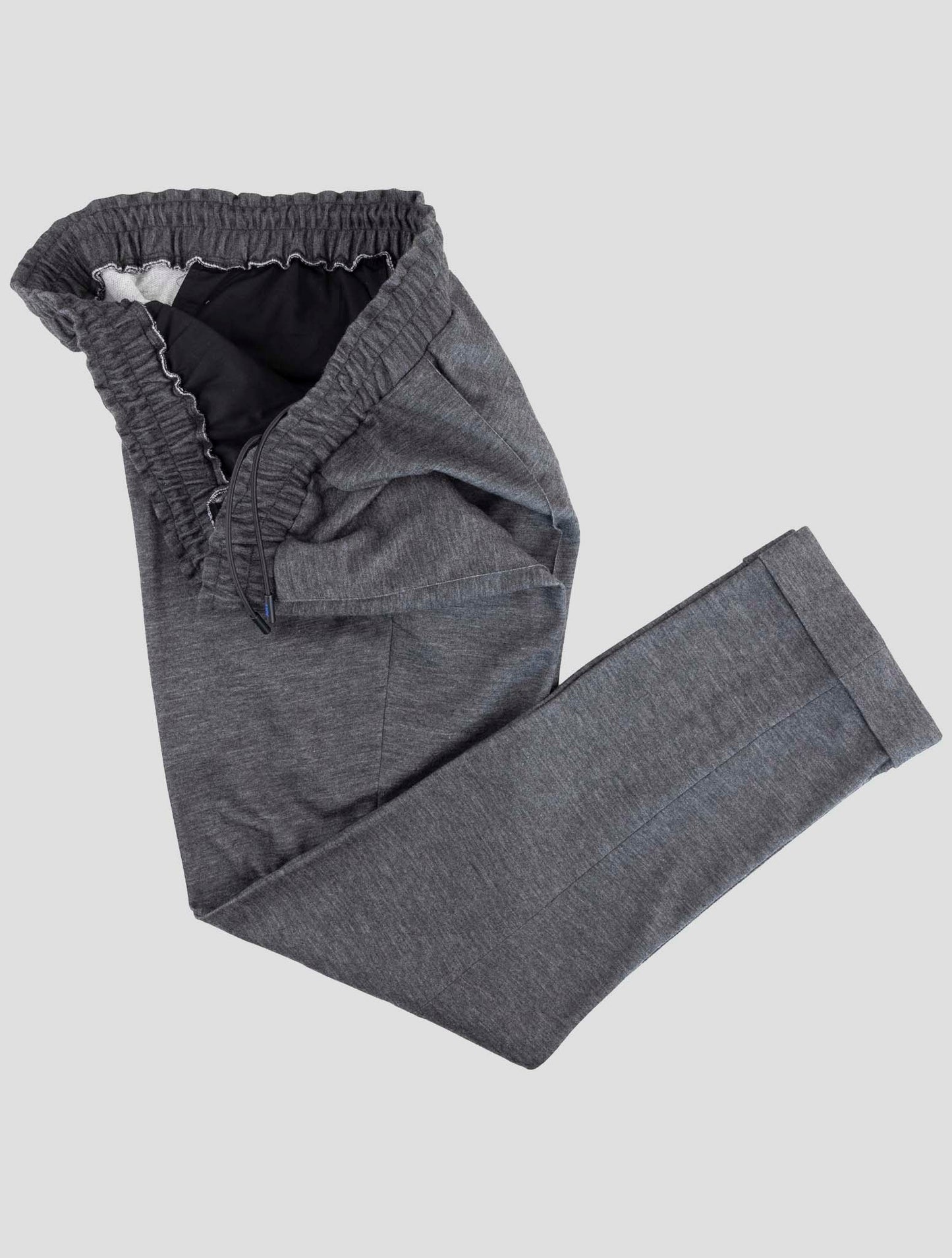 Kiton Knt Gray Virgin Wool Cashmere Pants
