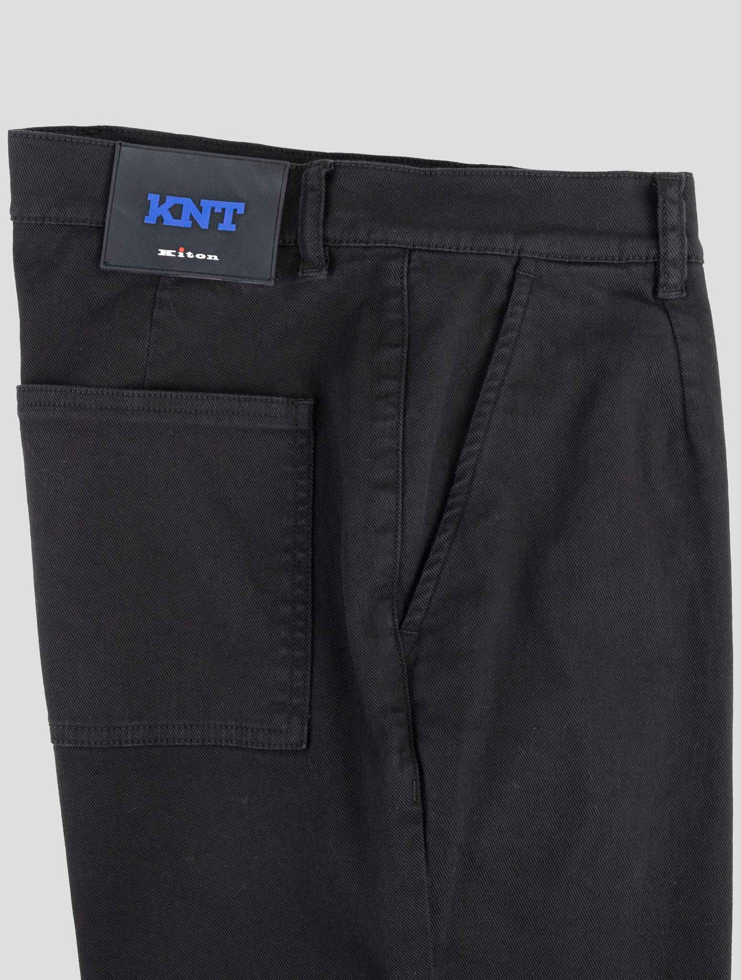 Kiton Knt Black Cotton Ea Pants