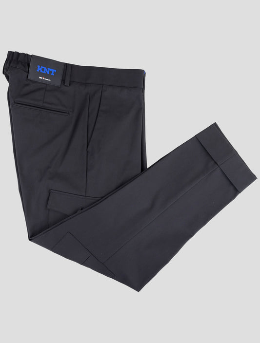 Kiton Knt Black Cotton Pa Ea Cargo Pants