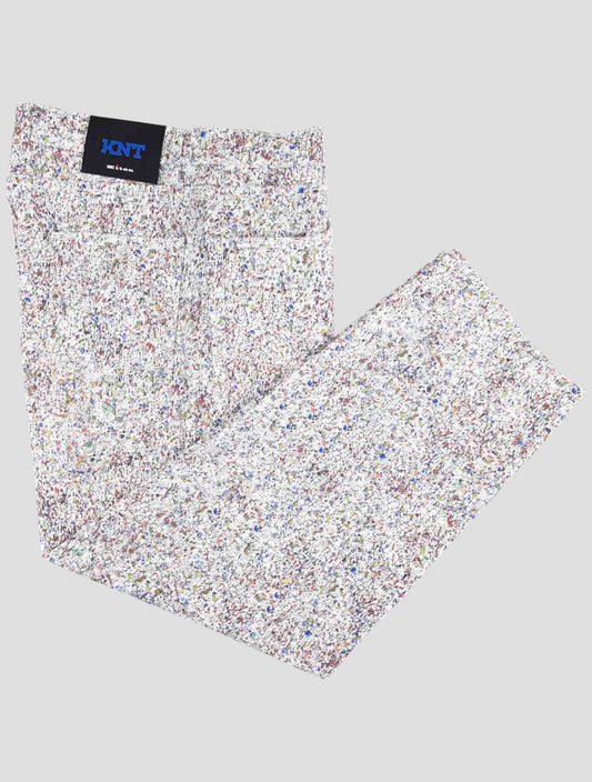 Kiton Knt Multicolor Cotton Ea Jeans