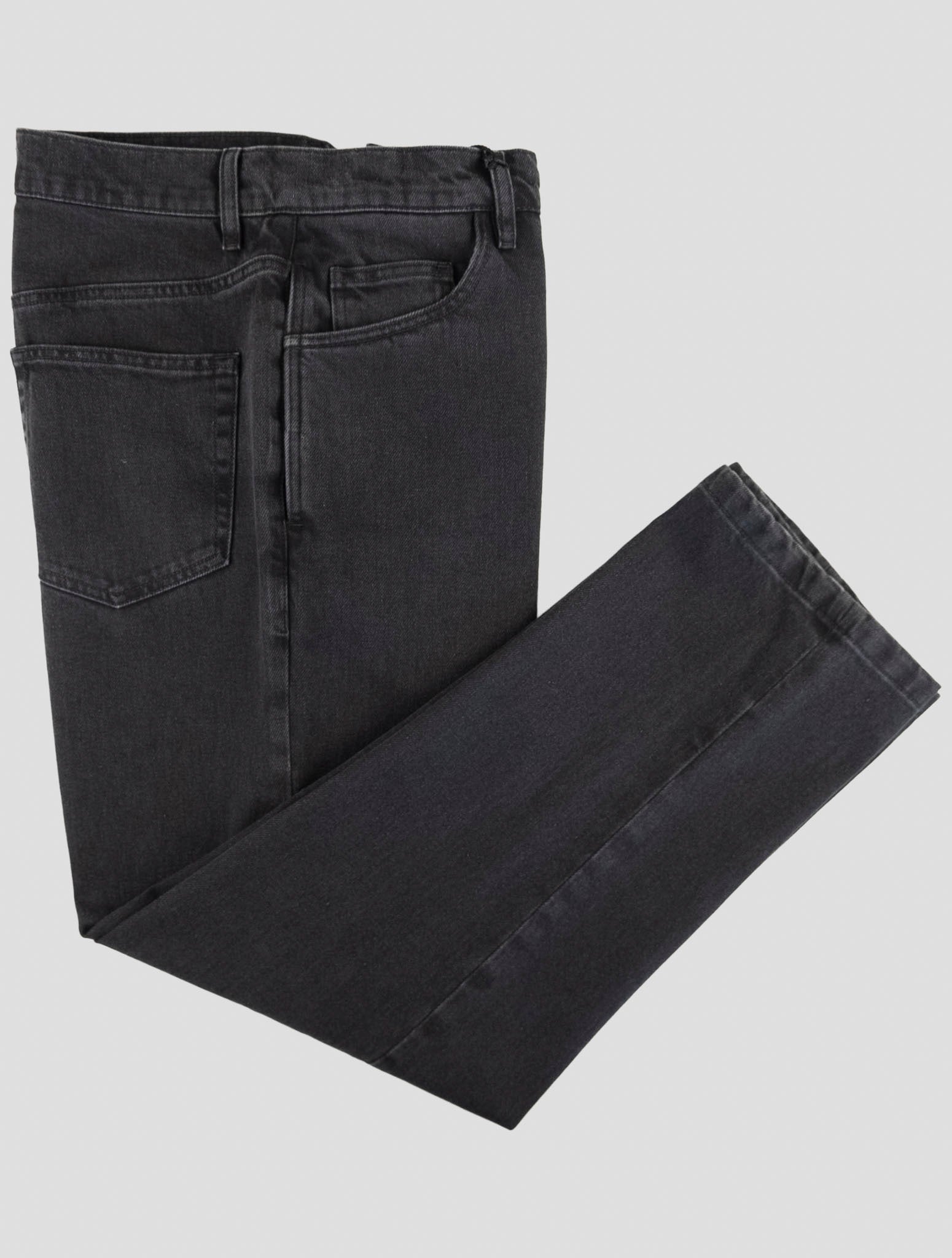 Kiton Knt Black Cotton Pe Pants