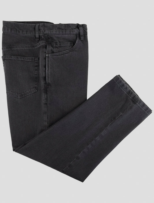 Kiton Knt Black Cotton Pe Pants