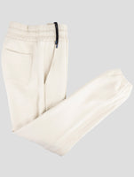 Kiton Knt Beige Cotton Jogging Pants