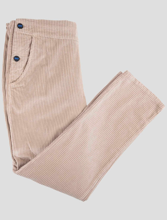 Kiton Knt Brown Cotton Ea Velvet Salopette