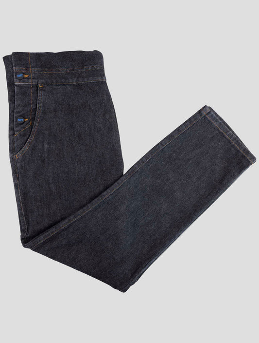 Kiton Knt Gray Cotton Pe Salopette