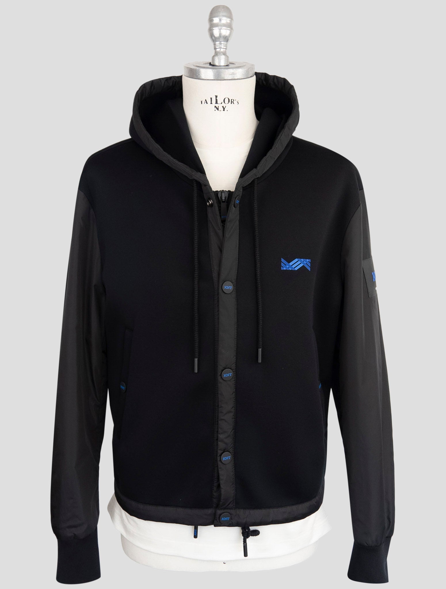 Kiton Knt Black Modal Coat