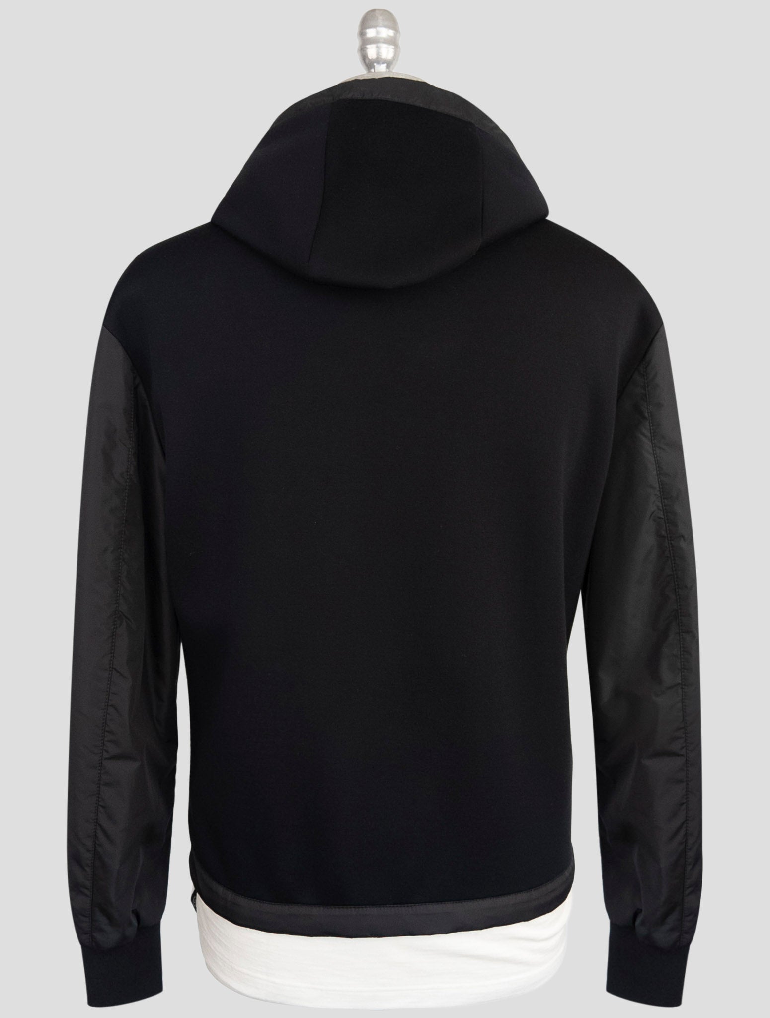 Kiton Knt Black Modal Coat