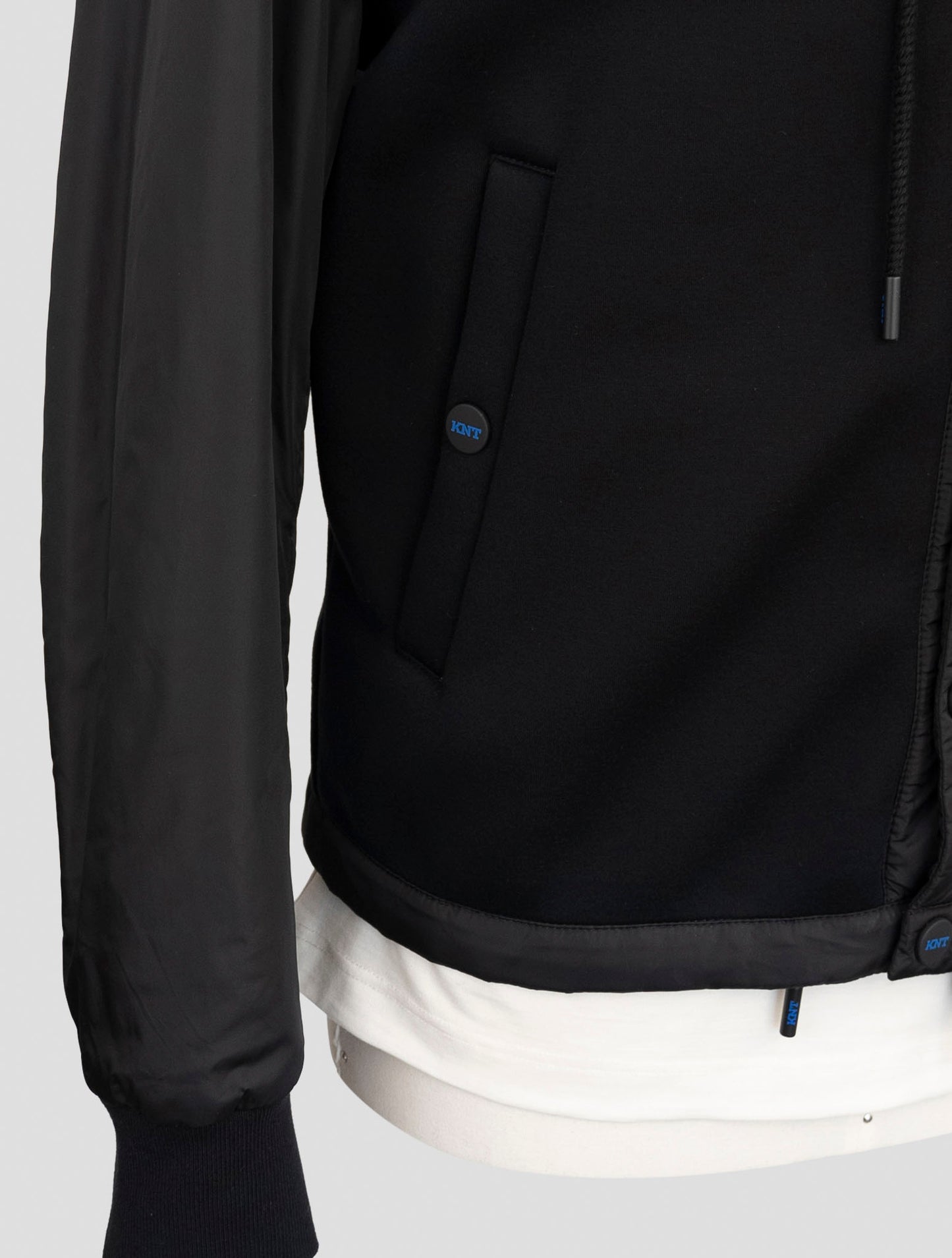 Kiton Knt Black Modal Coat