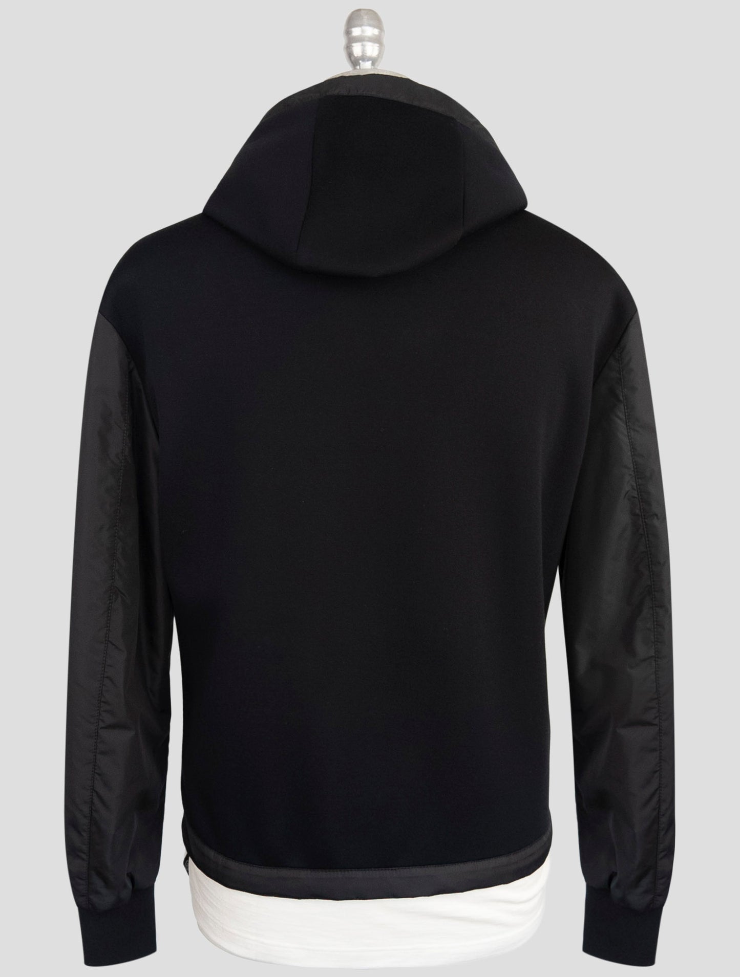 Kiton Knt Black Modal Coat