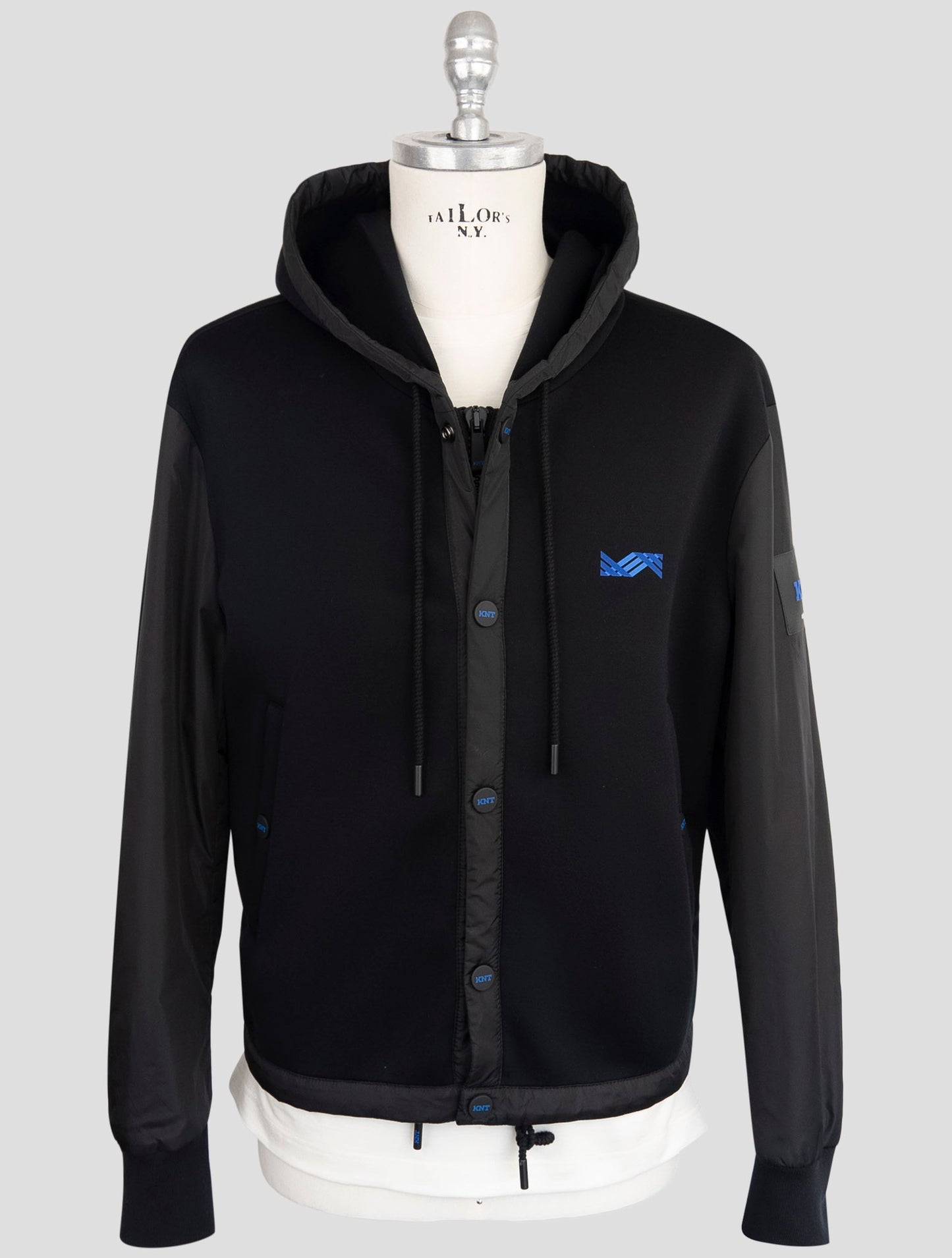 Kiton Knt Black Modal Coat