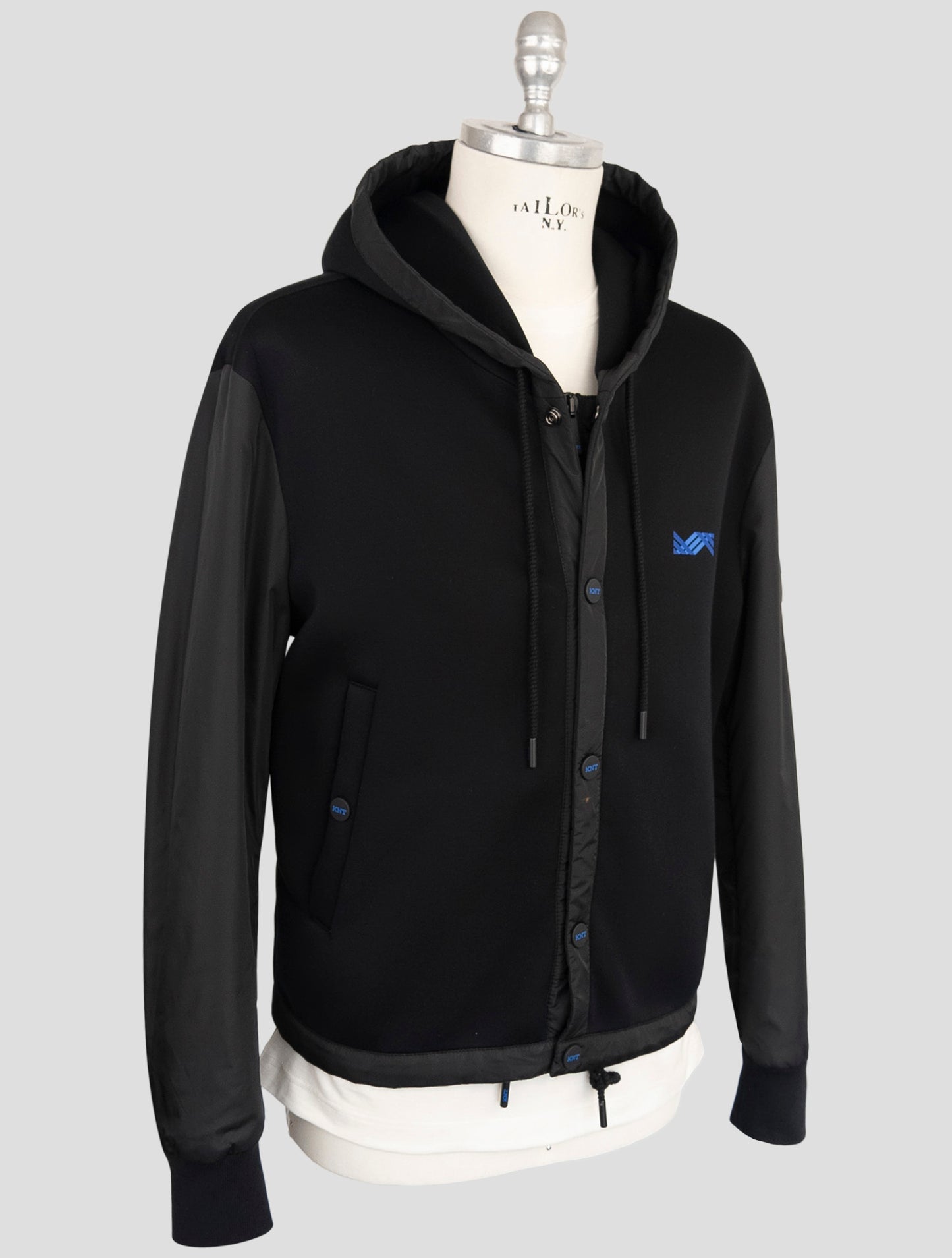 Kiton Knt Black Modal Coat