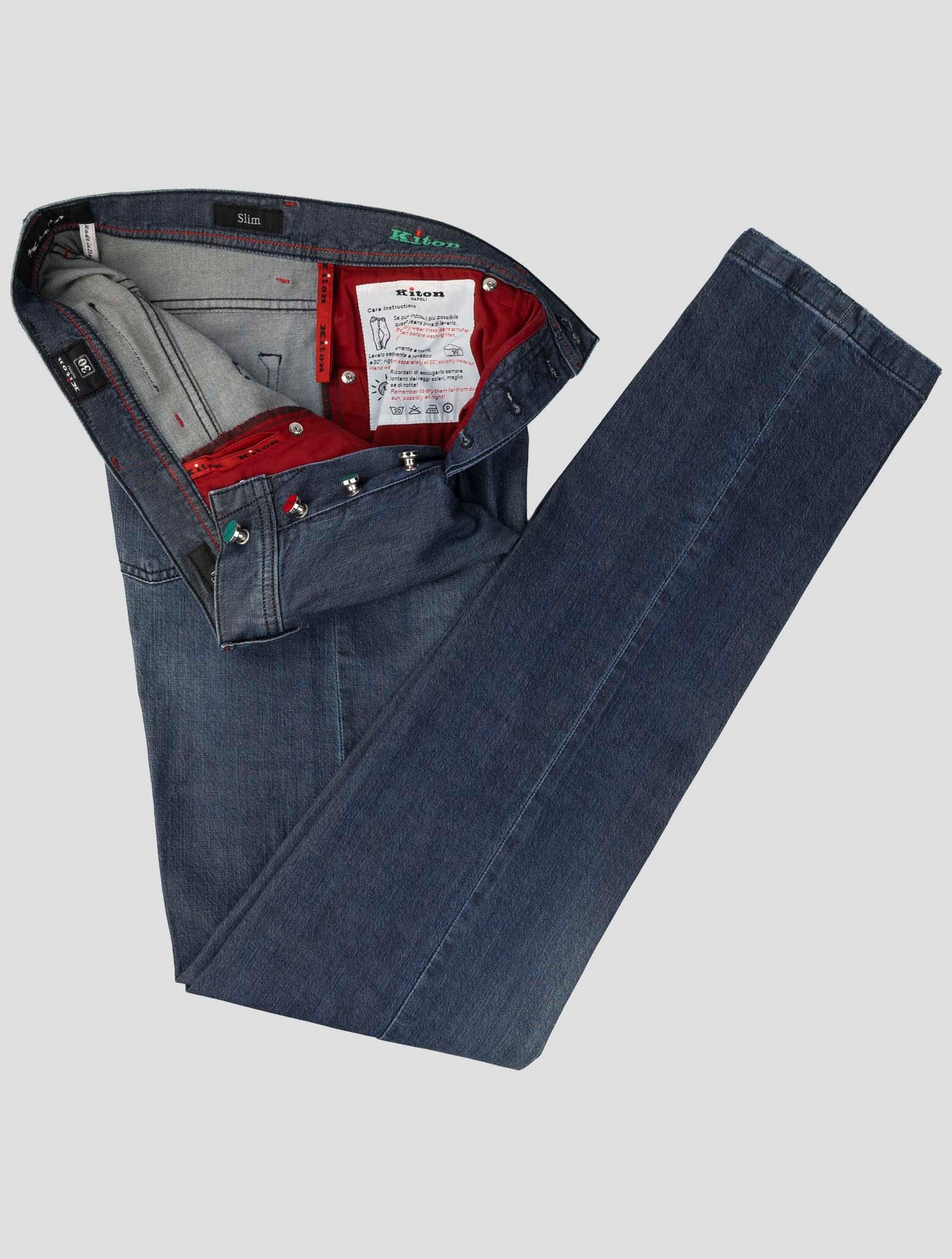 Kiton Denim Cotton Ea Jeans