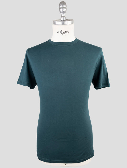 Kiton Green Cotton Cashmere T-Shirt
