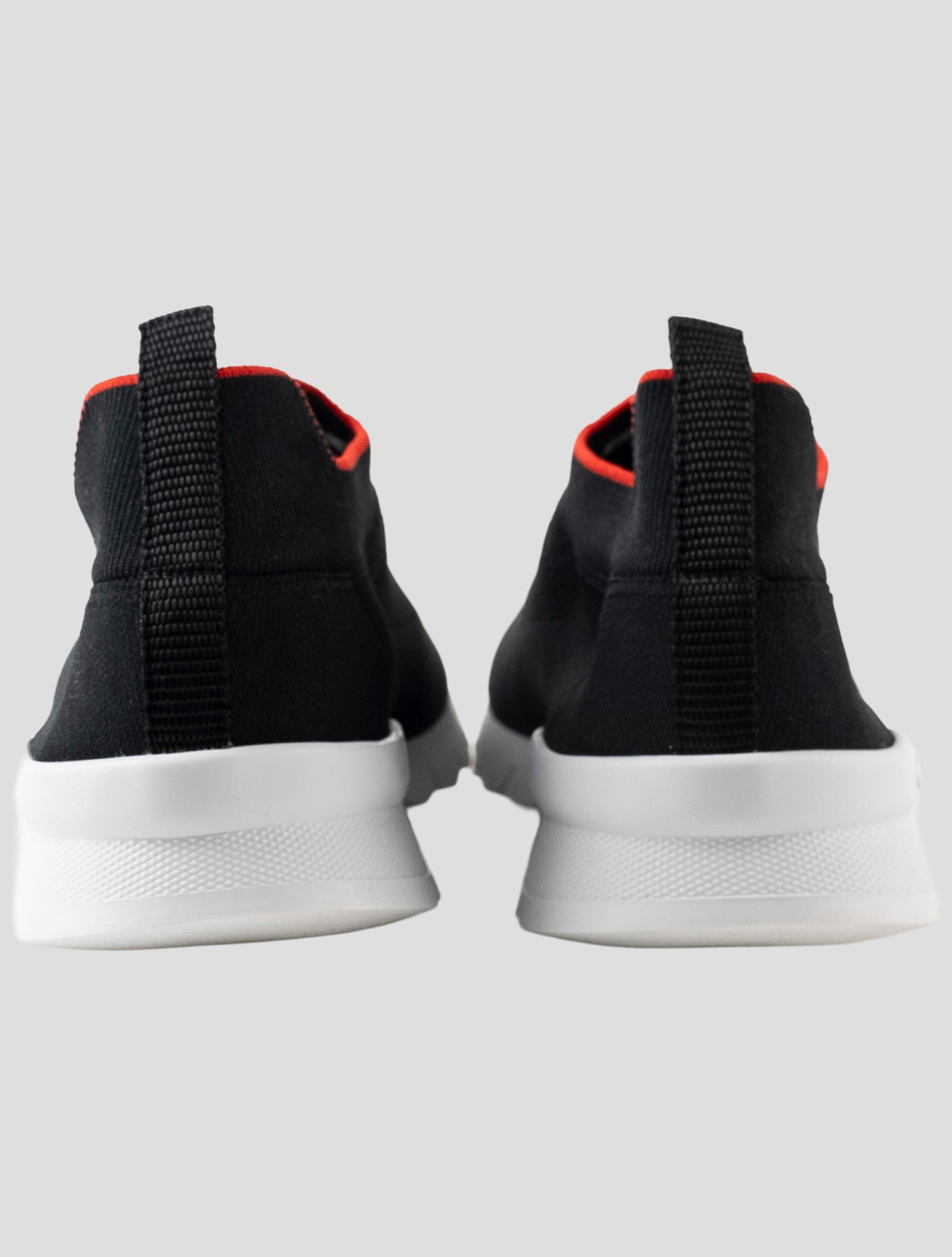 Kiton Black Cotton Ea Sneakers