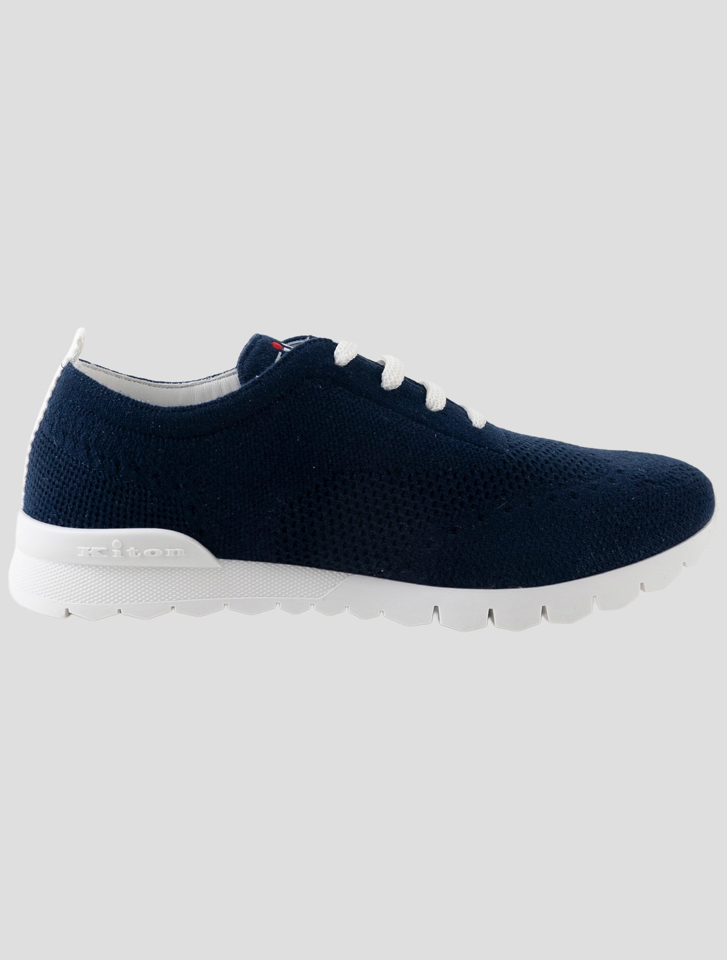 Kiton Blue Cashmere Sneakers