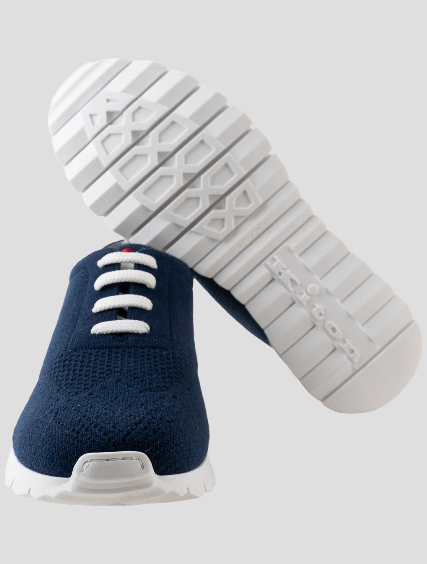 Kiton Blue Cashmere Sneakers