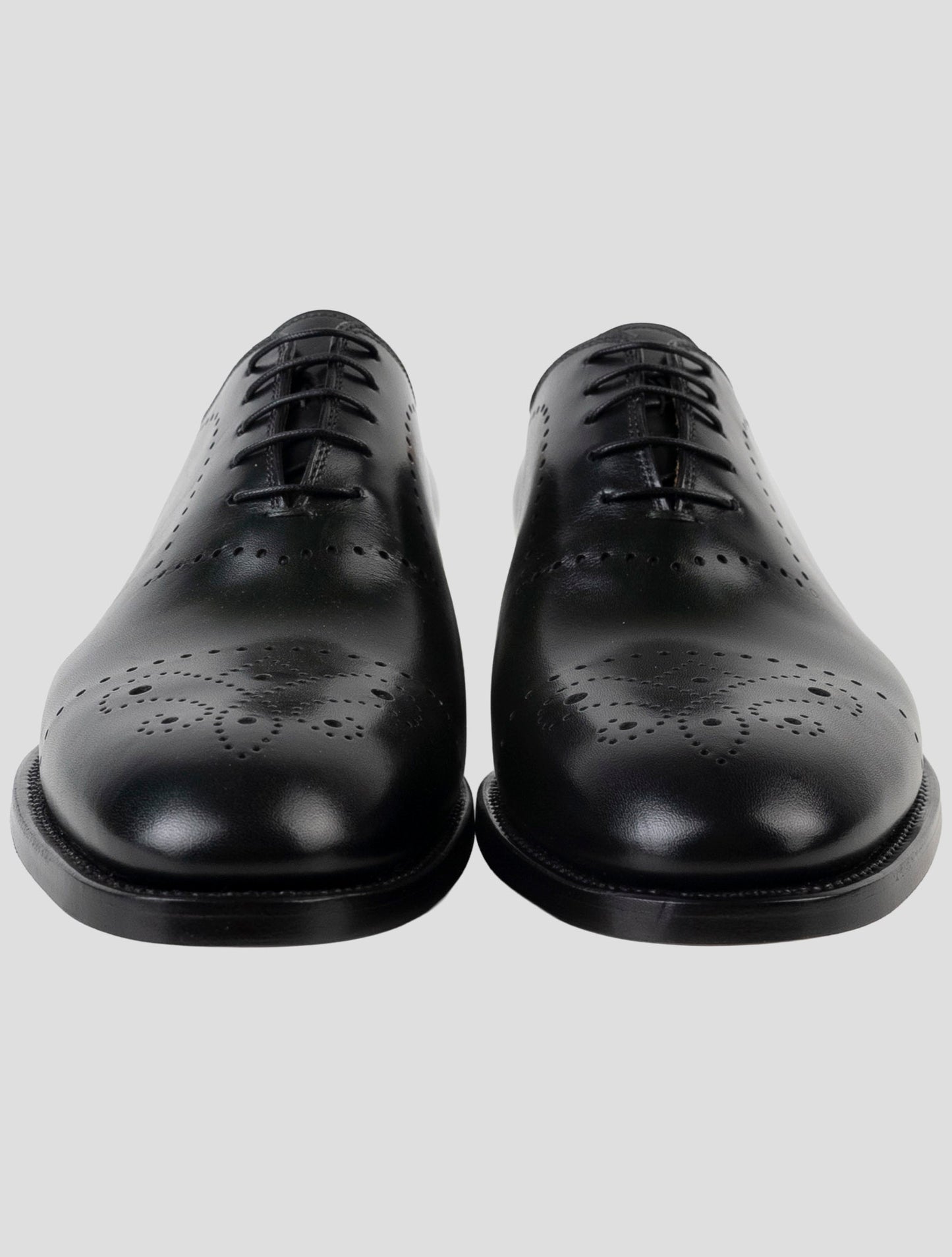 Kiton Green Leather Dress Shoes