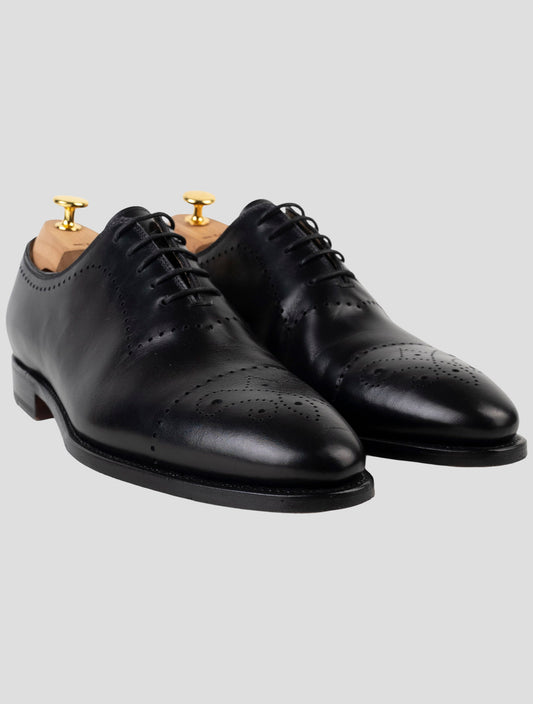 Kiton Black Leather Dress Shoes