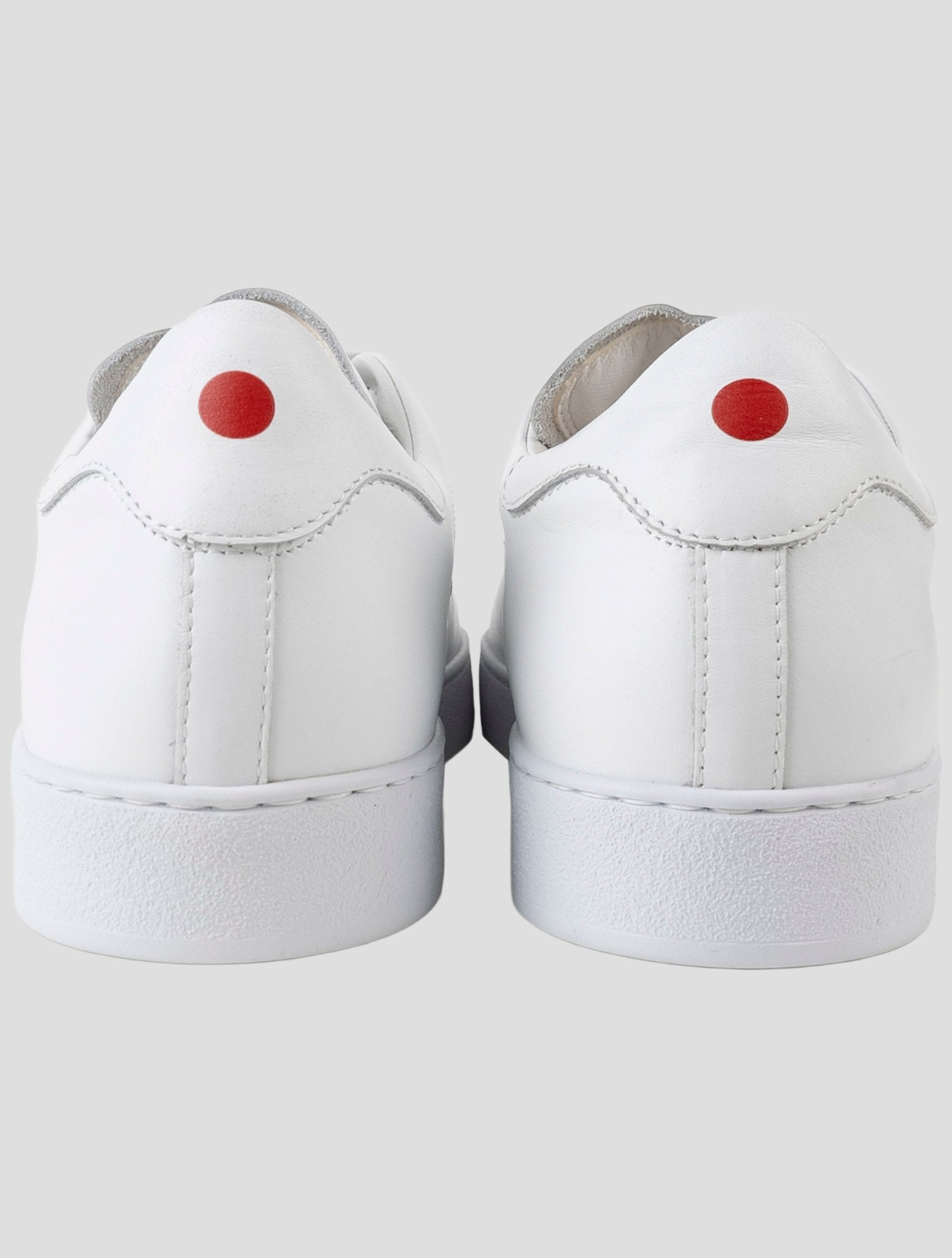 Kiton White Leather Sneakers