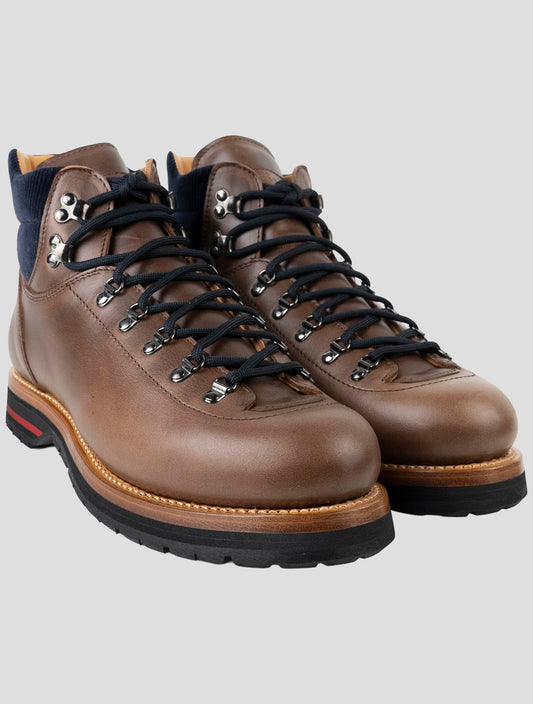 Kiton Brown Leather Boots