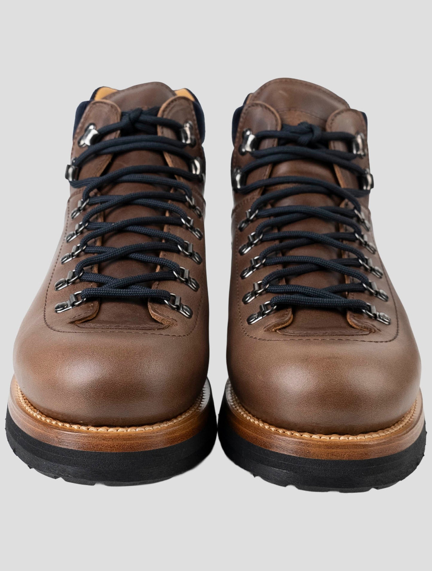 Kiton Brown Leather Boots