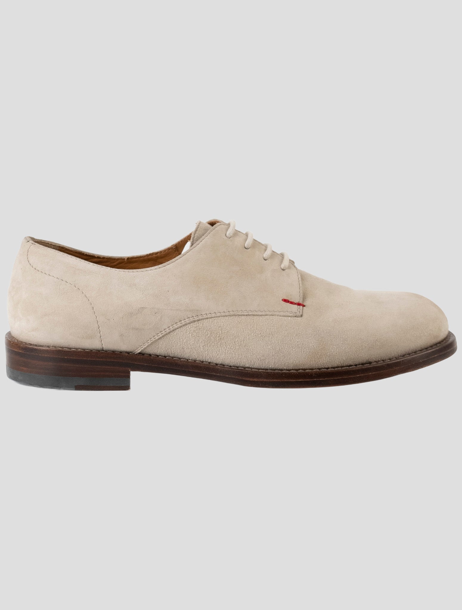 Kiton Beige Leather Suede Dress Shoes