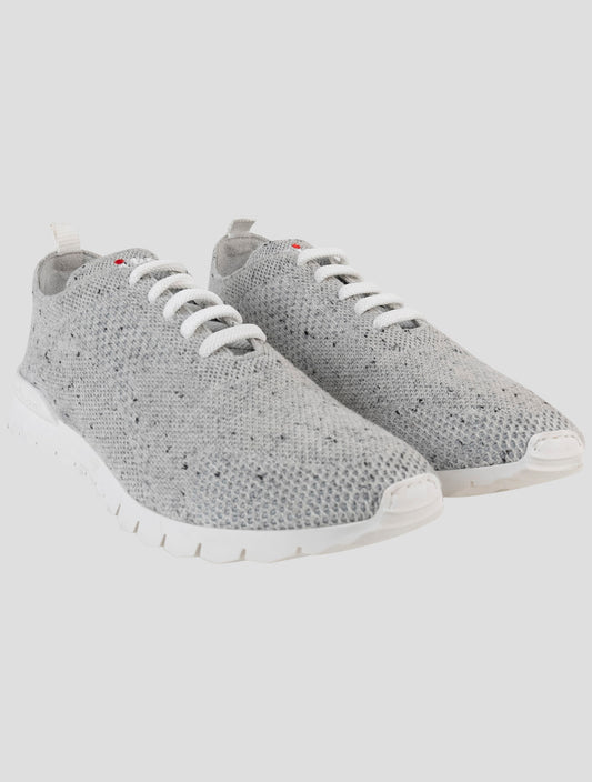 Kiton Blue Cashmere Sneakers