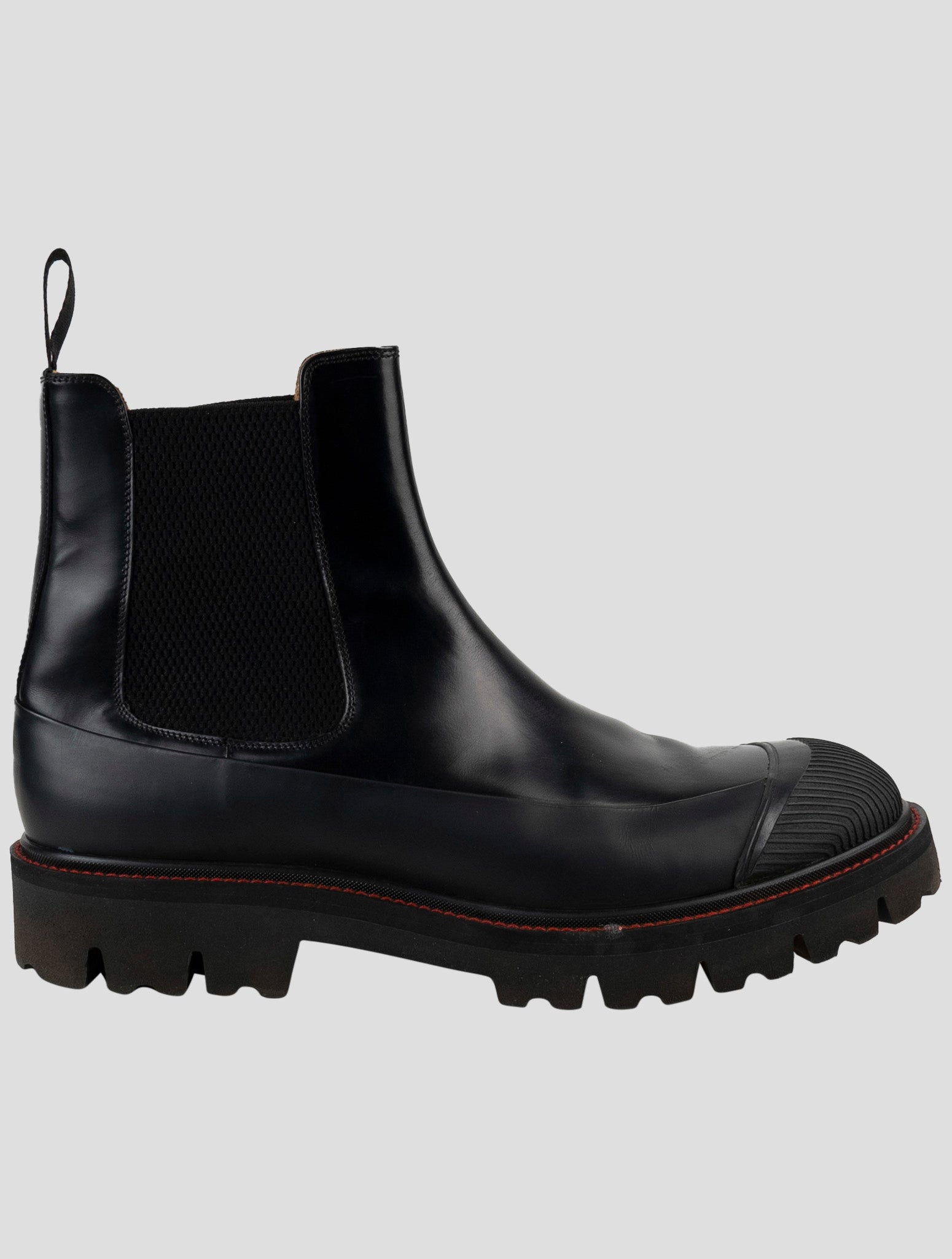 Kiton Black Leather Boots