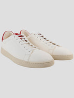 Kiton White Leather Sneakers